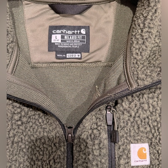 CARHARTT Women’s High Pile Fleece Jacket Size L - Picture 6 of 13